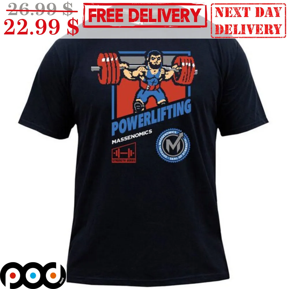 Powerlifting Massenomics Cartoon Shirt