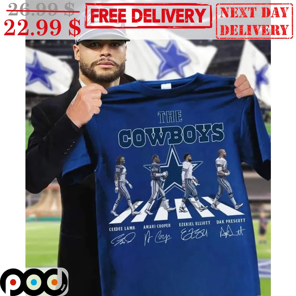 The Cowboys Walk On The Road Signature Dallas Cowboys Shirt