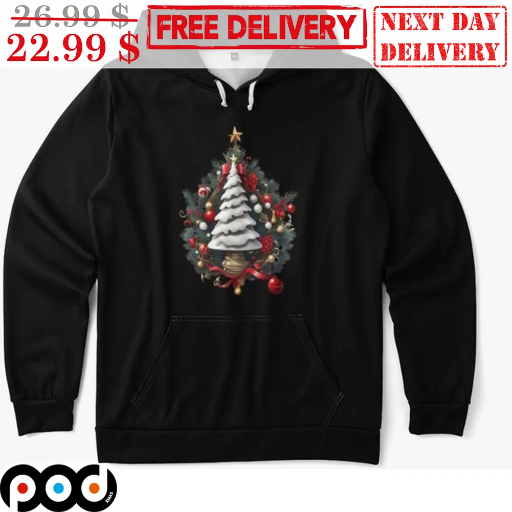 White Pine Tree Merry Christmas 2023 Shirt