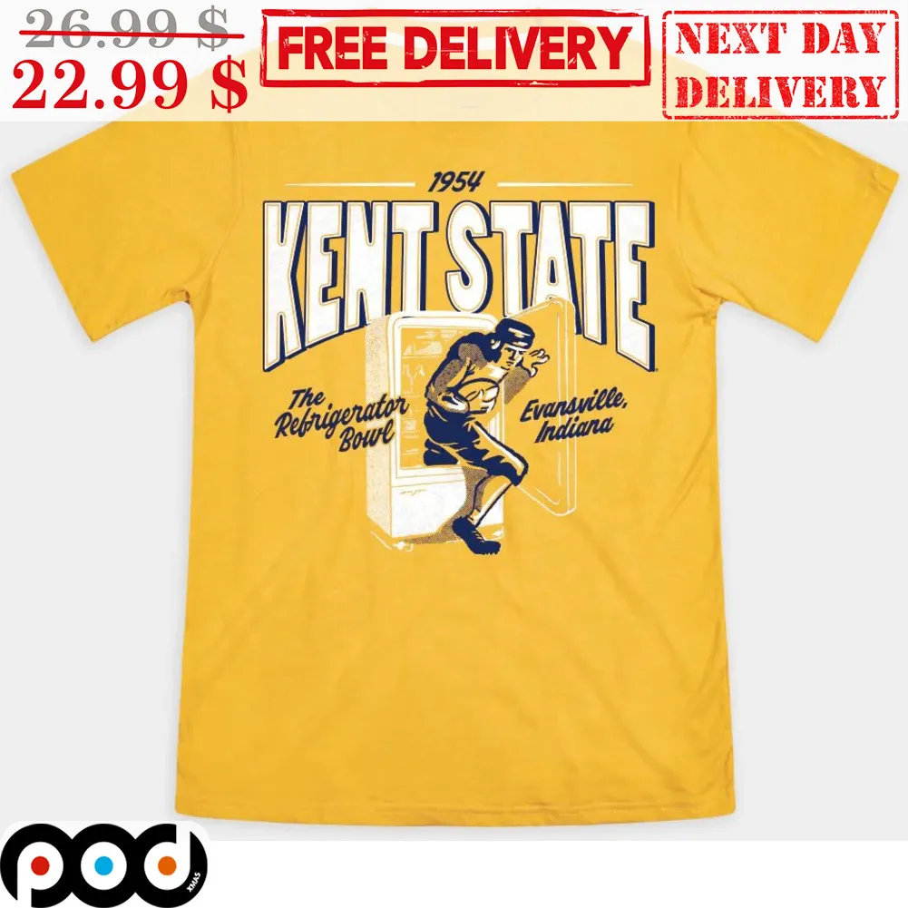 1954 Kent State The Refrigerator Bowl Evansville Indiana Shirt