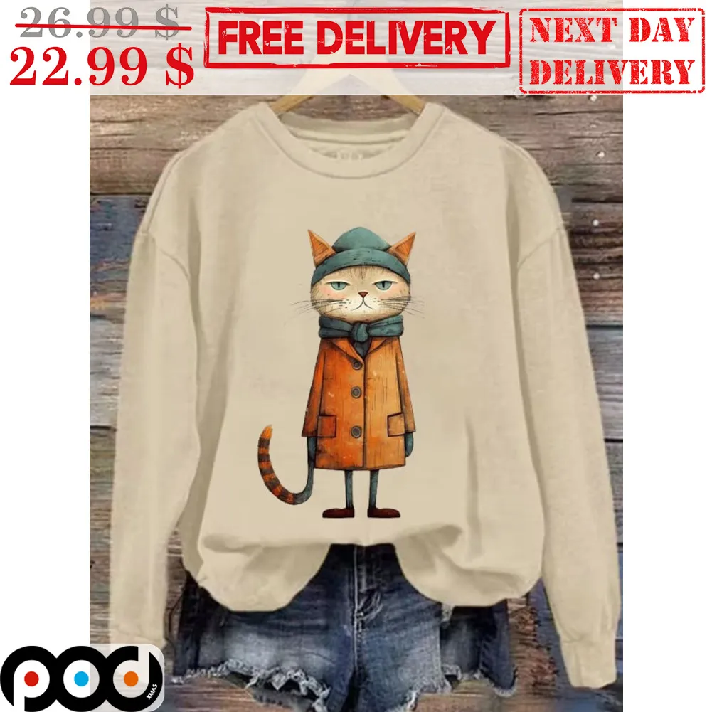 Cute Cat Jacket Winter Shirt
