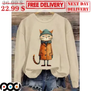 Cute Cat Jacket Winter Shirt