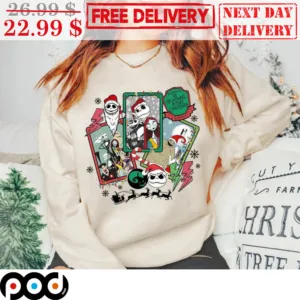 Jack Skellington And Sally The Nightmare Before Christmas Shirt