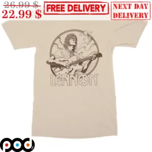 John Lennon Guitar Vintage Shirt