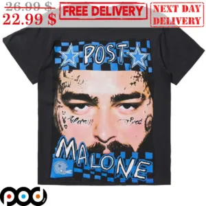 Post Malone Portrait Dallas Cowboys Shirt