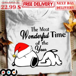 Snoopy The Most Wonderful Time Of The Year Shirt