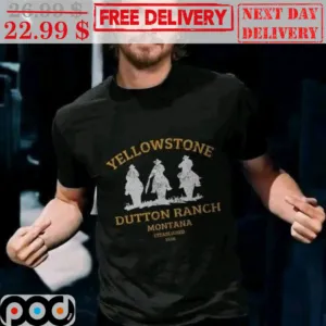 Yellowstone Dutton Ranch Montana Vintage Shirt
