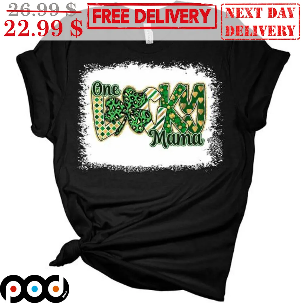 One Lucky Mama Christmas Irish Shirt