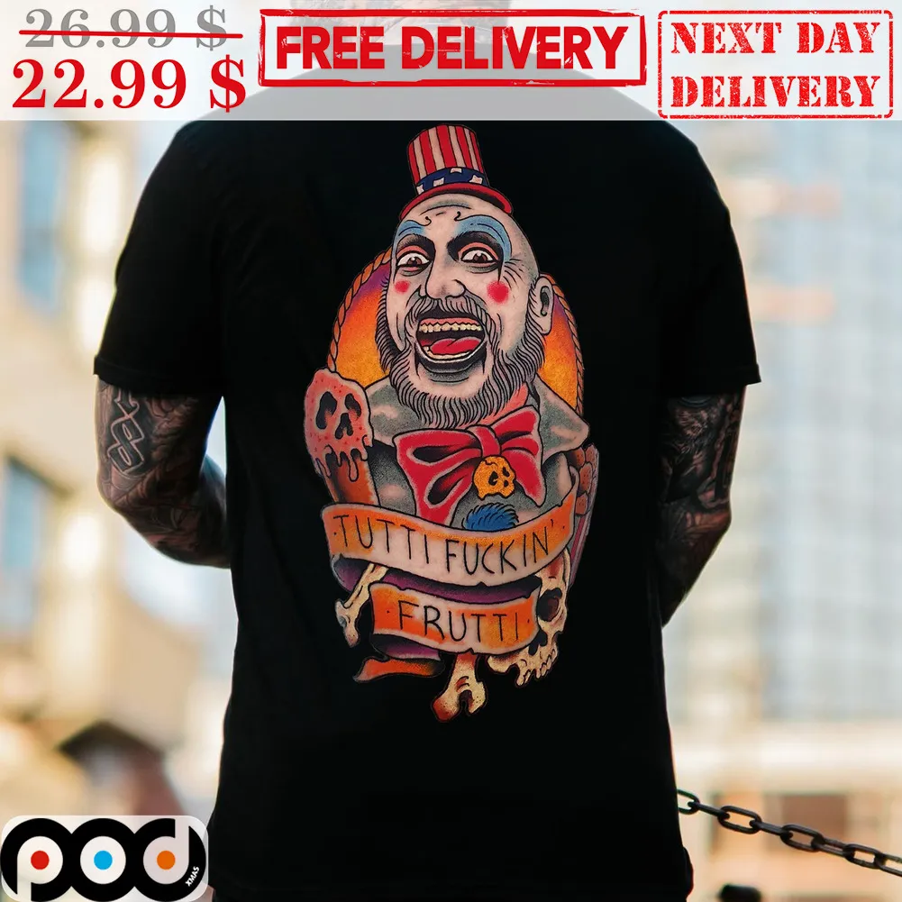 Clown Tutti Fuckin' Frutti Horror Shirt
