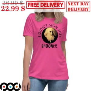 Anarchy I Didn't Sign Shit Spooner Shirt