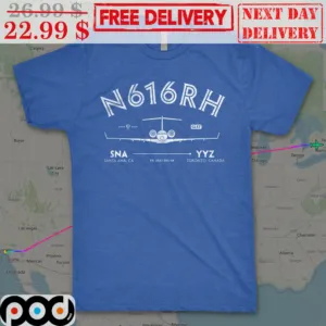 N616RH SNA Santa Ana YYZ Toronto Canada Plane Shirt