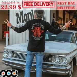 Devil Gas Monkey Garage Making Mischief Since 2004 Shirt