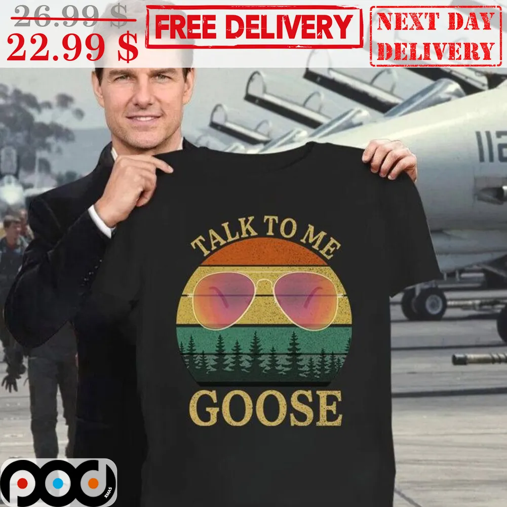 Glasses Talk To Me Goose Vintage Retro Shirt
