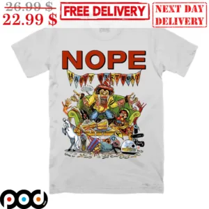 Monkey Party Nope Happy Birthday Shirt