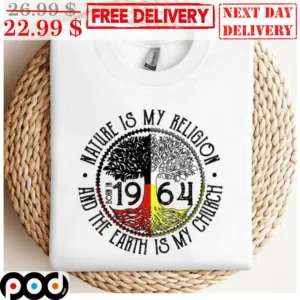 Custom Native Tree Nature Is My Religion And The Earth Is My Church Shirt