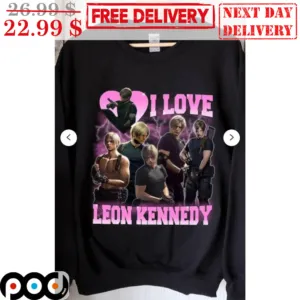 I Love Leon Kennedy Resident Evil Shirt