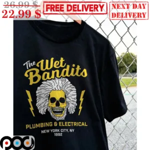 Skull The Wet Bandits Plumbing And Electrical New York City 1992 Shirt