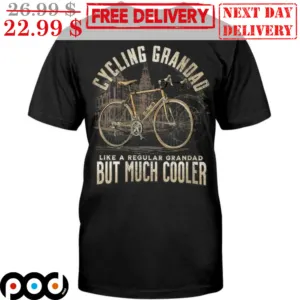 Cycling Grandad Like A Regular Grandad But Much Cooler Vintage Shirt