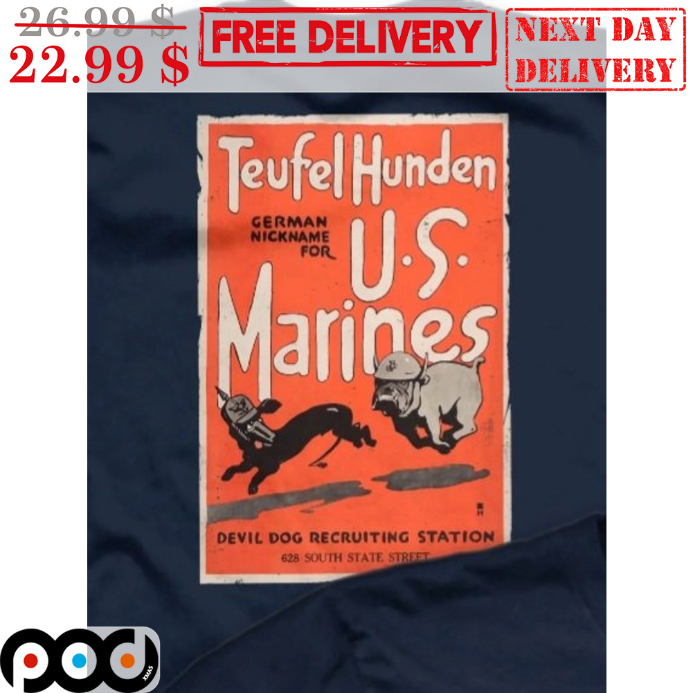 Get Teufel Hunden German Nickname For Us Marines Devil Dog