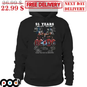 51 Years AD DC Thank You For The Memories Signature Shirt