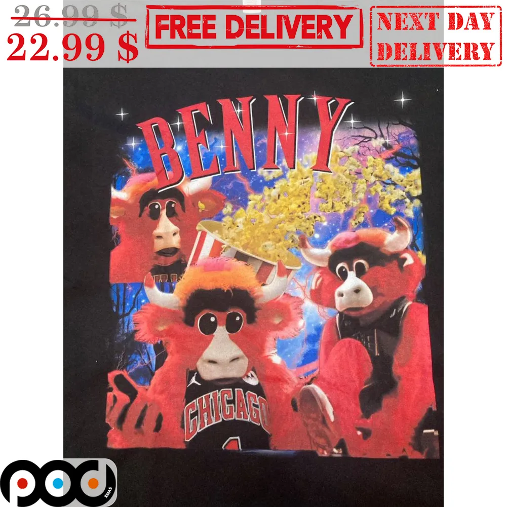 Benny Mascot Chicago Bulls Shirt