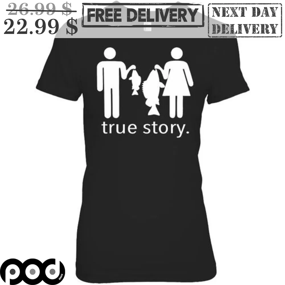 Fish Man Girl True Story Shirt