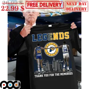 Legends Indian Packers Thank You For The Memories Signature Shirt