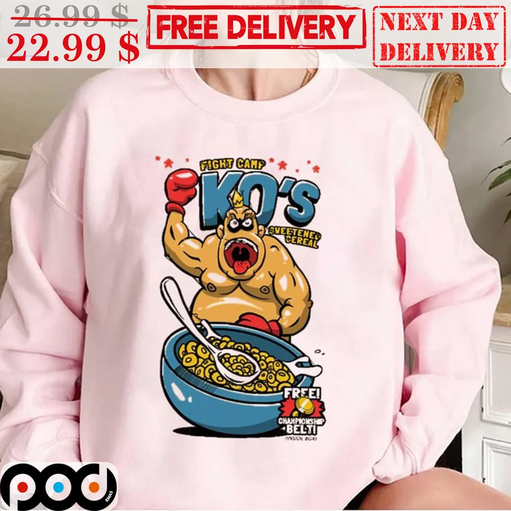 Kix Cereal Mike Tyson Fight Camp KO Sweetened Cereal Shirt