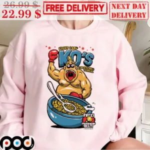 Kix Cereal Mike Tyson Fight Camp KO Sweetened Cereal Shirt
