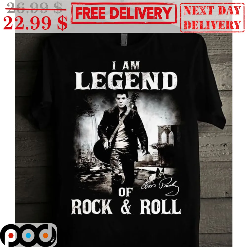 Elvis Presley I Am Legend Of Rock And Roll Shirt