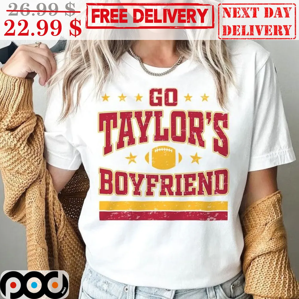 Go Taylor's Boyfriend Kansas City Chiefs Vintage Shirt