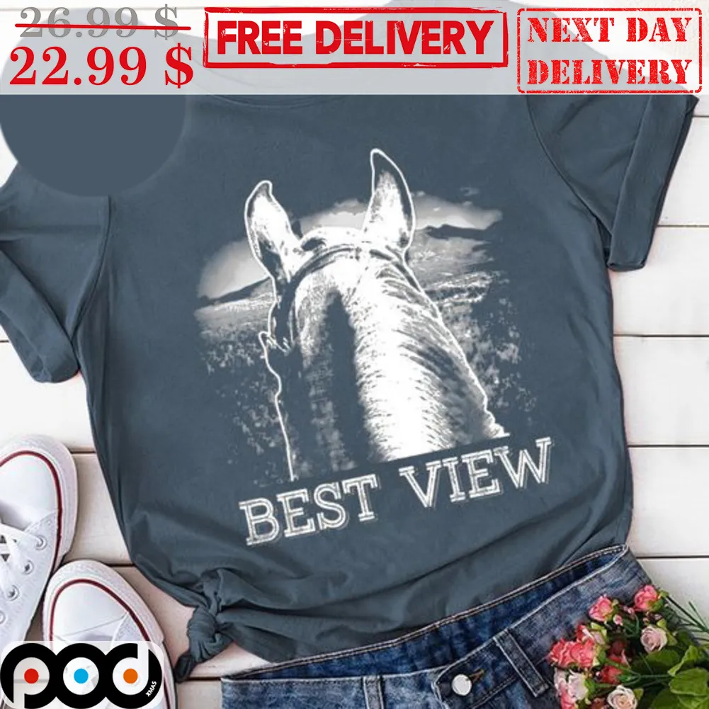Ride The Horses Best View Vintage Shirt