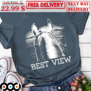Ride The Horses Best View Vintage Shirt