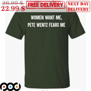Women Want Me Pete Wentz Fears Me Shirt