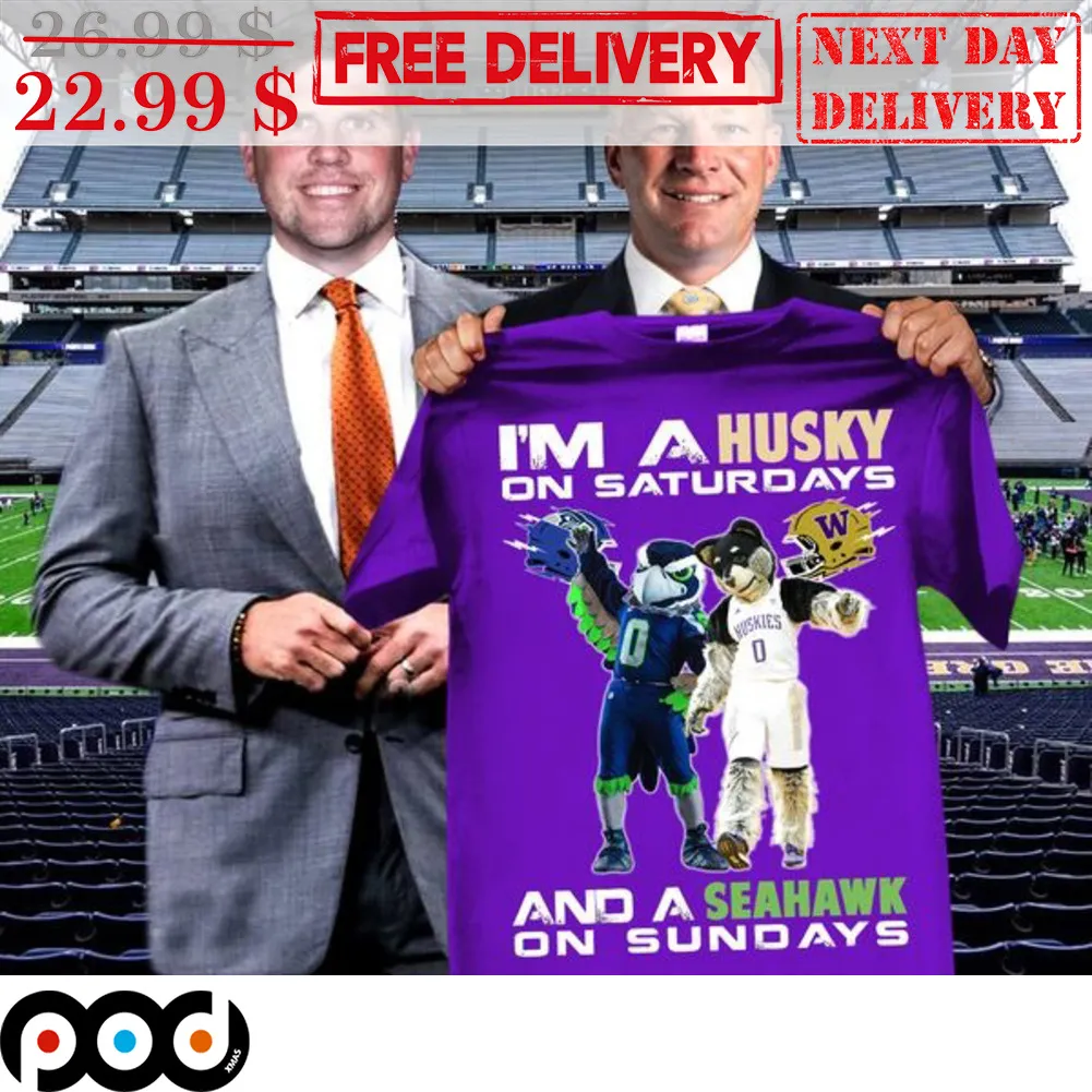 I'm A Husky On Saturdays And A Seahawk On Sundays Shirt