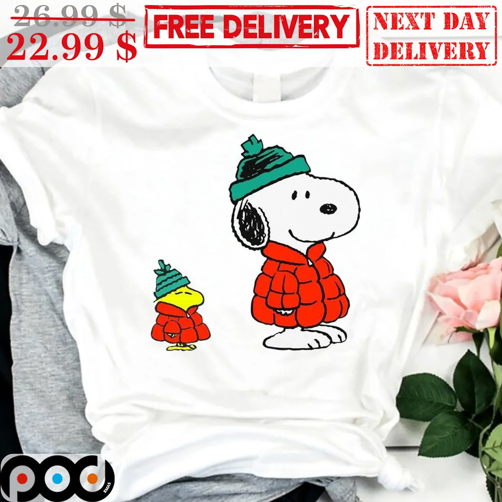 Snoopy Woodstock Love Winter Shirt
