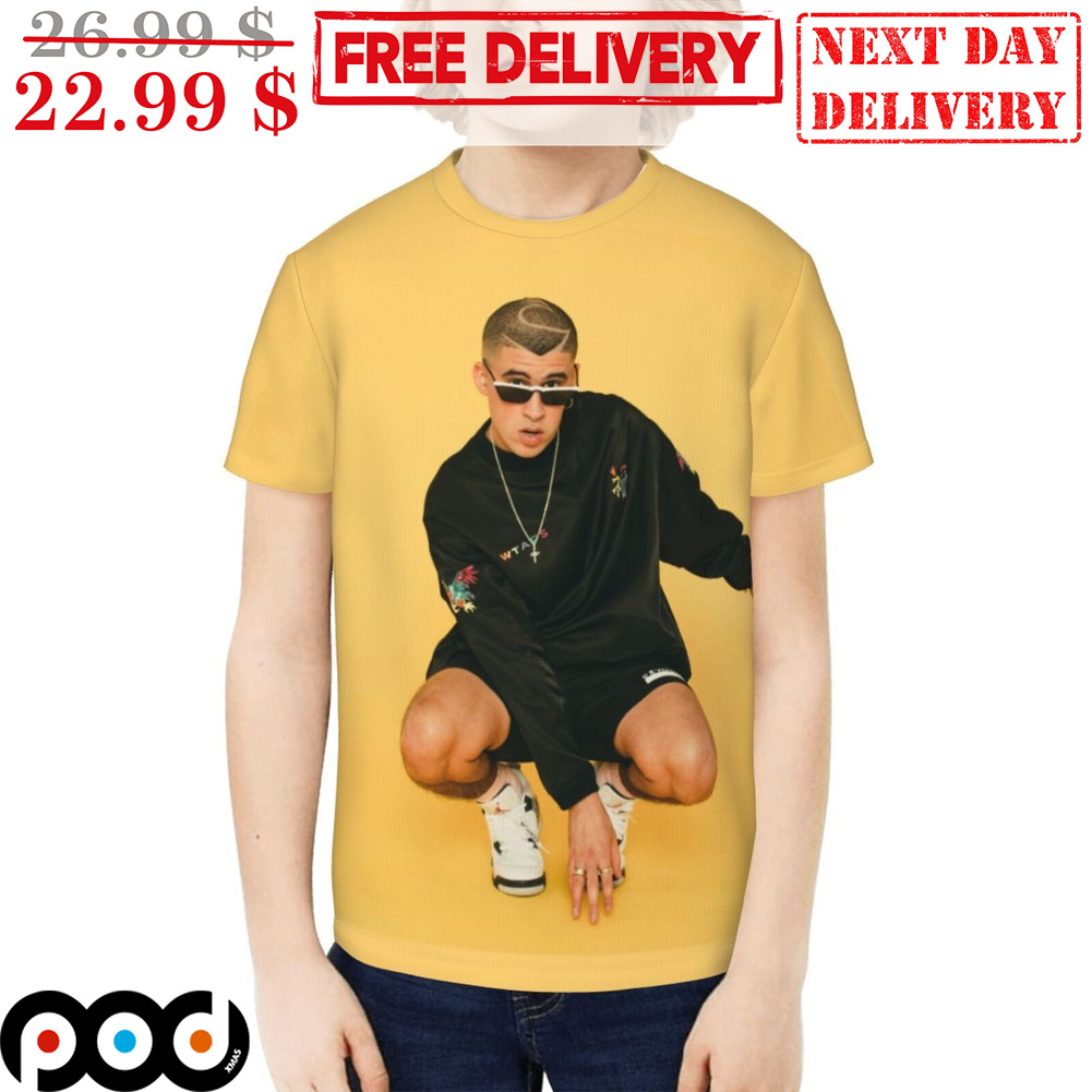 Bad bunny 2024 yellow shirt