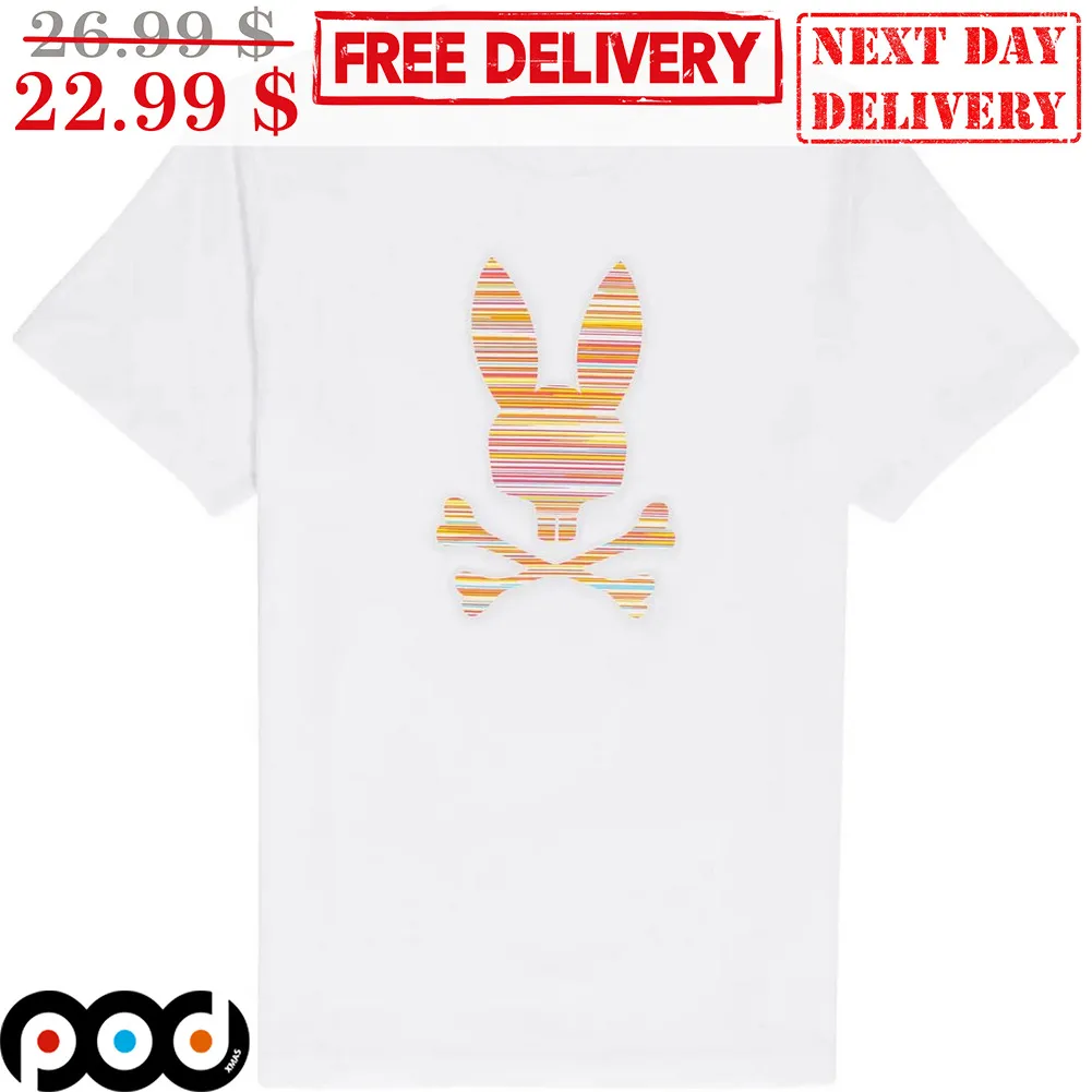 Psycho Bunny Newell Colorful Graphic Shirt
