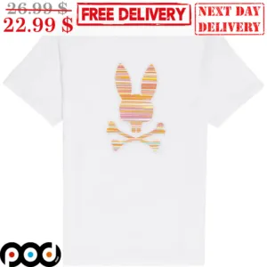Psycho Bunny Newell Colorful Graphic Shirt