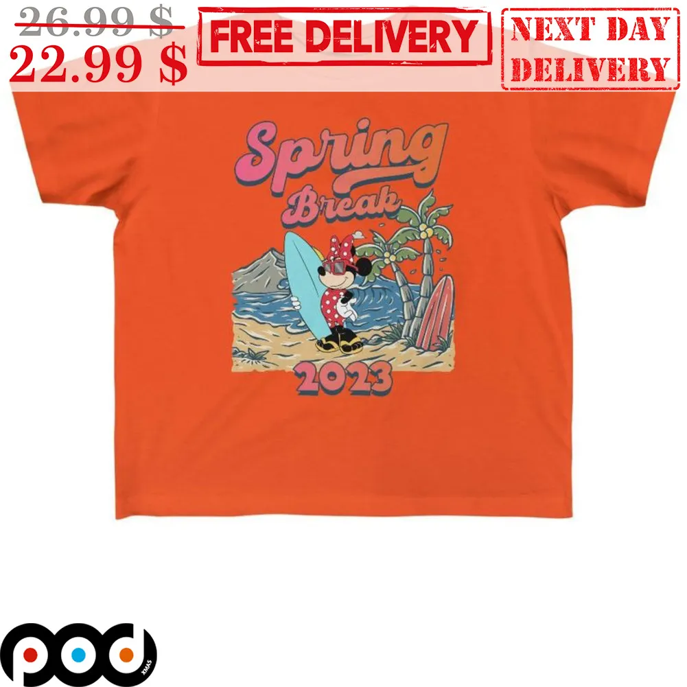 Minnie Mouse Spring Break 2023 Summer Disney Shirt