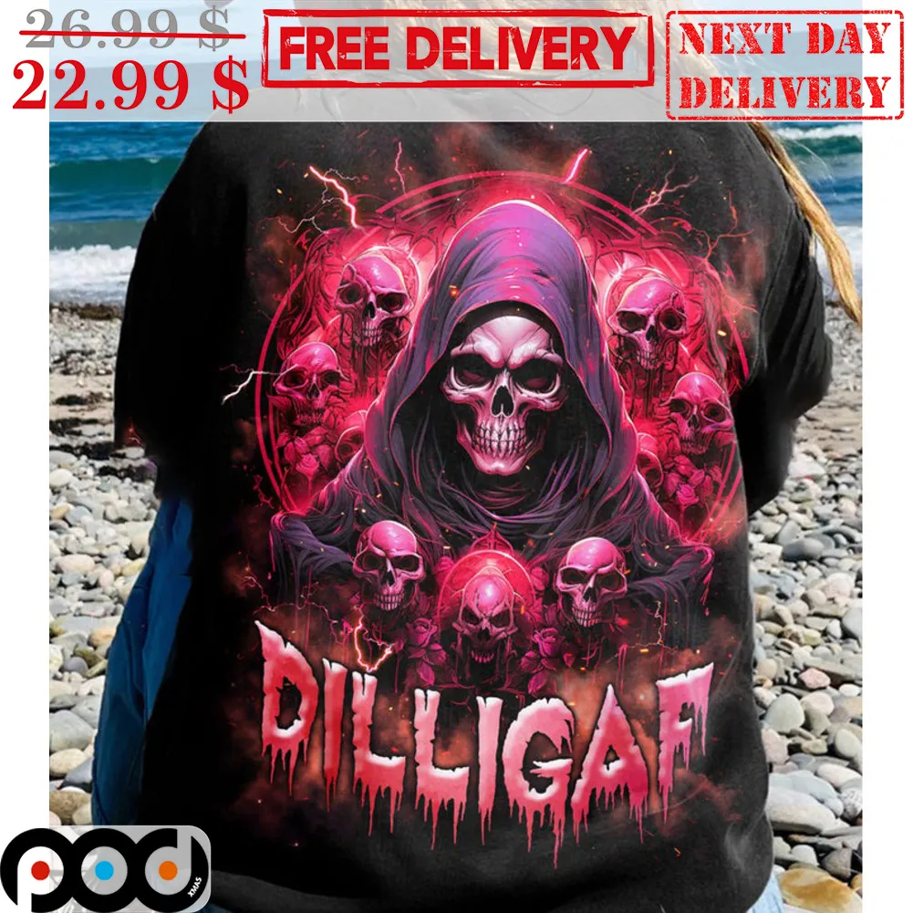 Death Skull DILLIGAF Shirt