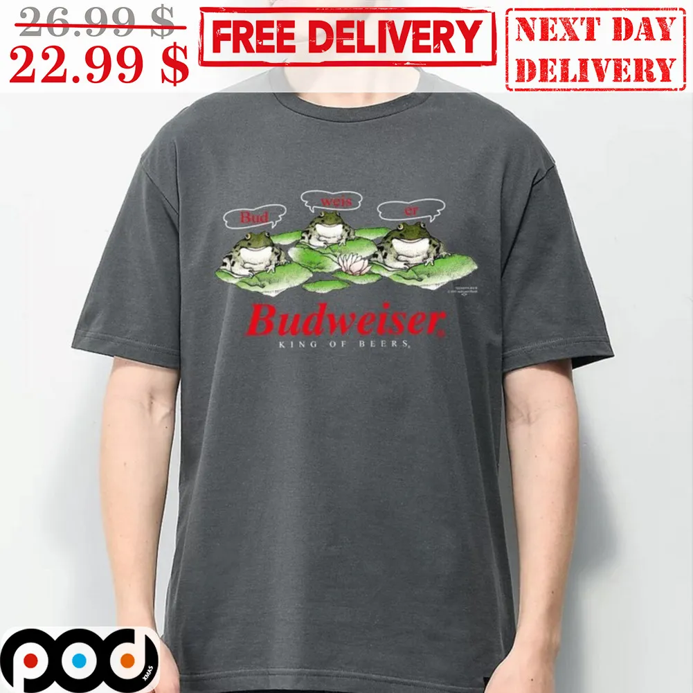 Frog Budweiser King Of Beers Shirt