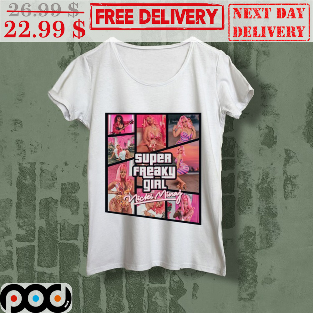 Custom Xmas Gift - GTA V Super Freaking Girl Nicki Minaj Shirt