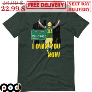 Jordan Love I Own You Now Green Bay Packers Shirt