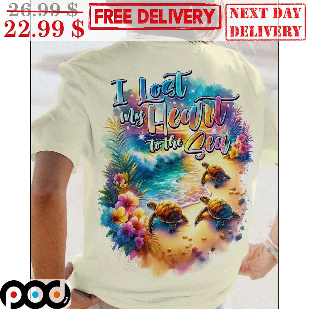 Turtles I Lost My Heart To The Sea Shirt