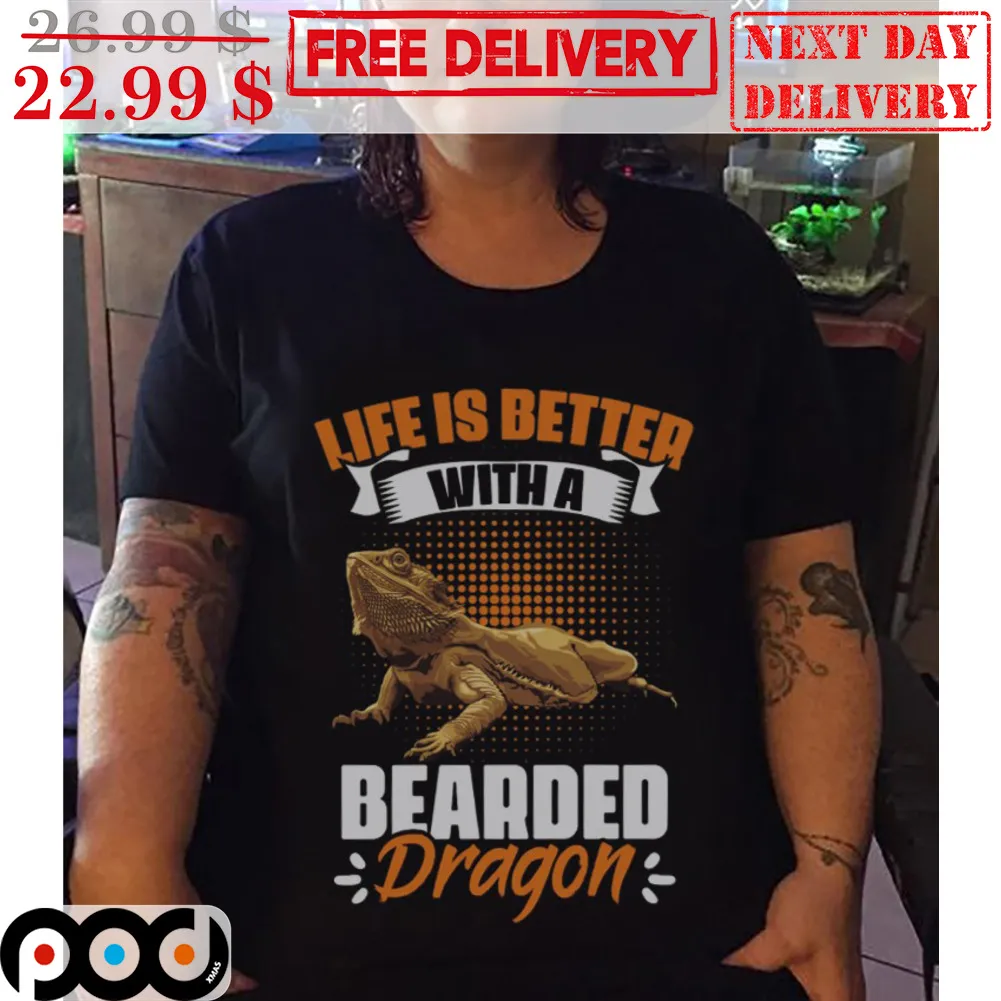 Life Is Better With A Beared Dragon Vintage Shirt