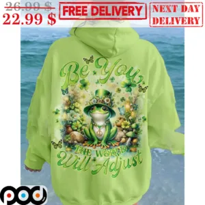 Frog Be You The World Will Adjust Hippie Cute Shirt