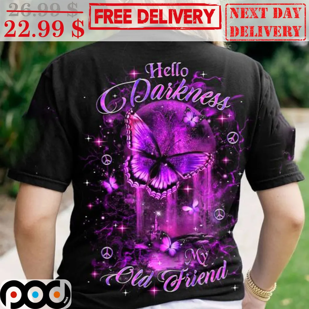 Hello Darkness My Old Friend Moon Hippies Shirt