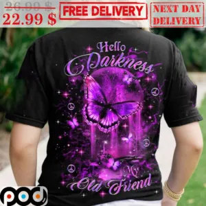 Hello Darkness My Old Friend Moon Hippies Shirt