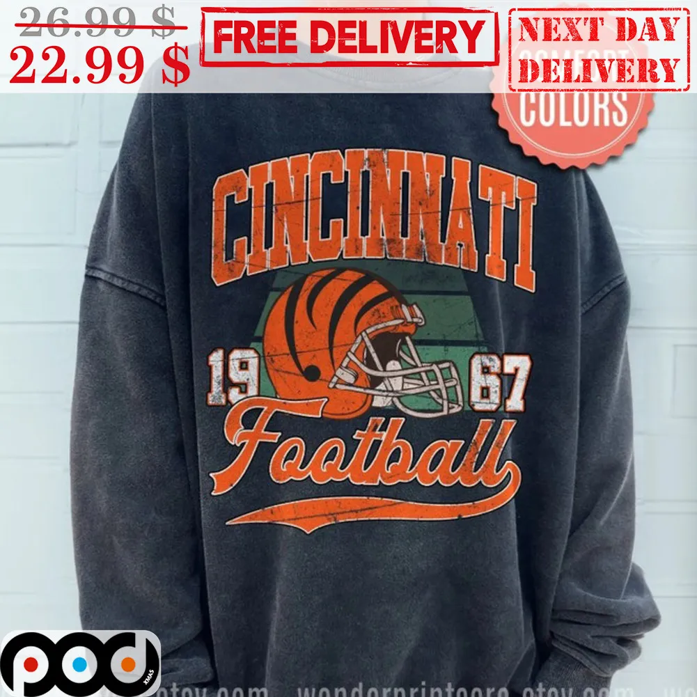Cincinnati Bengals 1967 Football Vintage Shirt